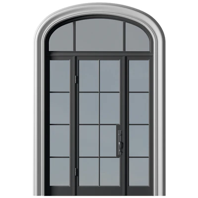 Arc Classic Entrance Doors.Entrance to the house.Front Door.Arched Opening Window.Outdoor Entrance classic door.External Doors. Exterior Door.Street Doors — download