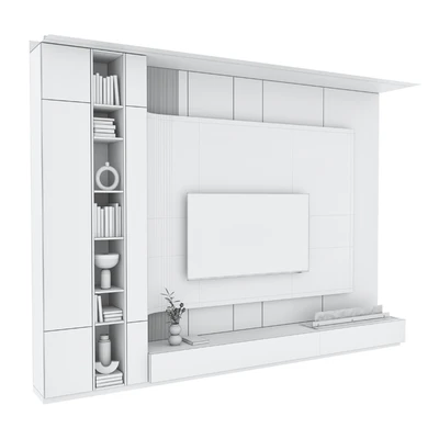 TV wall set 30 — Ver 3