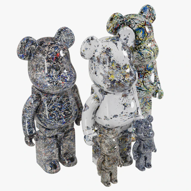 Bearbrick / Jackson Pollock — Descargar