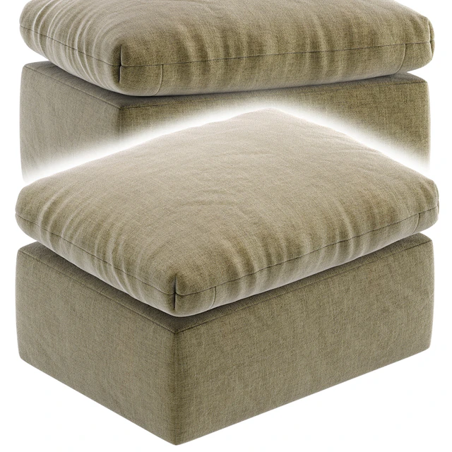 Pouf Parsi Velvet Mint Divan.ru/Пуф Парси Диван.ру — Скачать