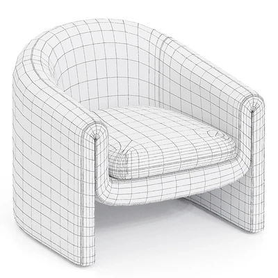 Pollman Wide Barrel Chair — Вид 2