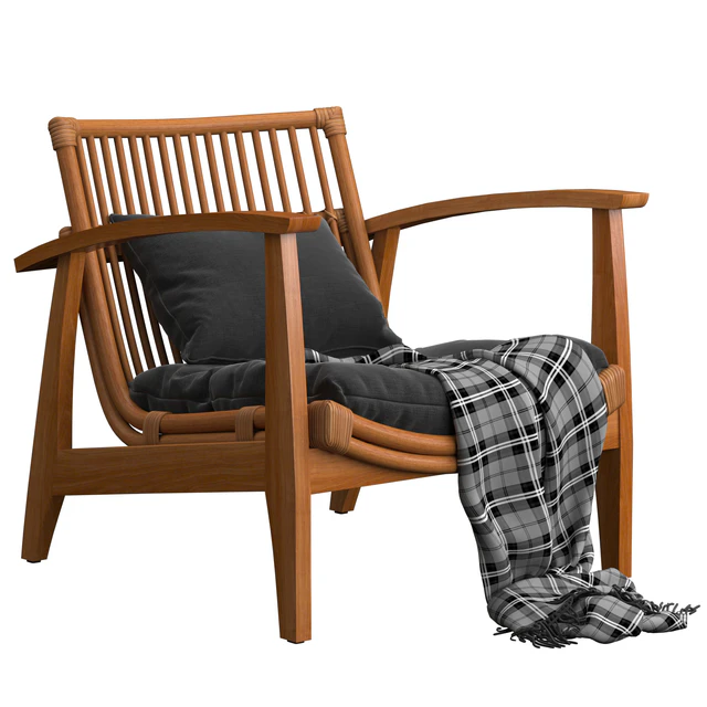 Noelie Rattan Lounge Chair — Descargar