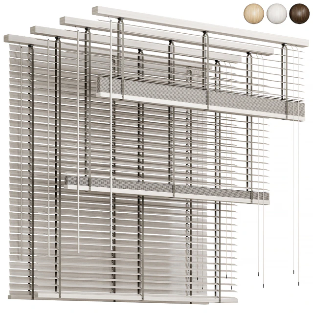 Wooden blinds 03, Folding wooden blinds — Descargar