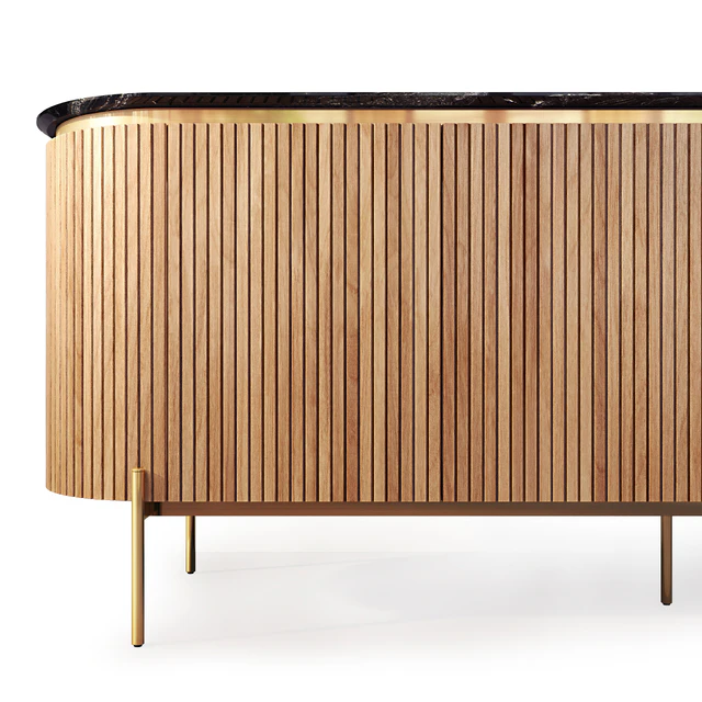 Dresser and nightstand Tesla wooden. Nightstand, sideboard by Medusa Home — Descargar