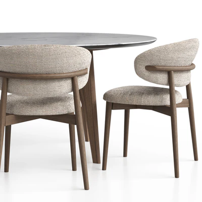 Стул Oleandro и стол Abrey circular от Calligaris — Вид 2