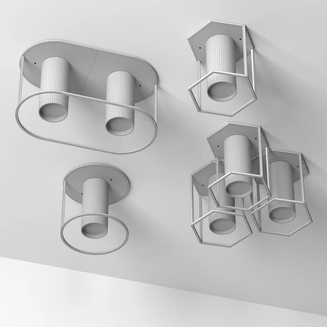 Set of 4 spot ceiling lamps by FILD Architonic — Descargar