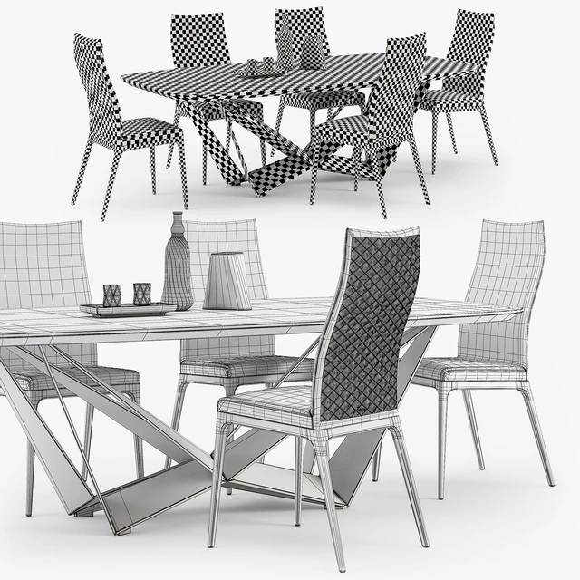 Cattelan Italia Arcadia couture chair H Skorpio table — Descargar