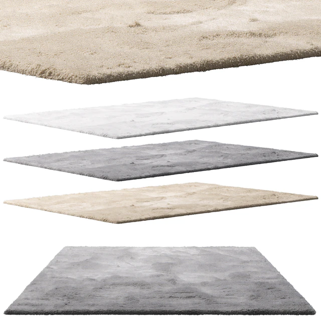 Benuta Dave Rectangular Fur Rug (3 colors) — Descargar