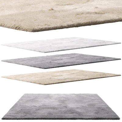 Benuta Dave Rectangular Fur Rug (3 colors) — Ver 4