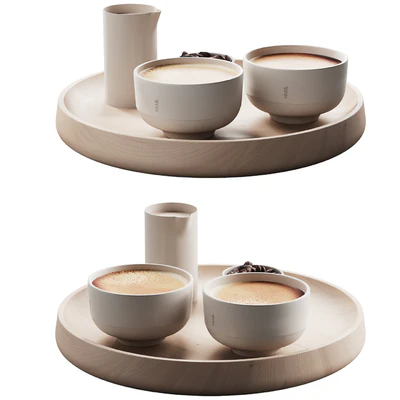 432 eat and drinks decor set 10 coffee & water carafe kit serving 01 — Вид 3