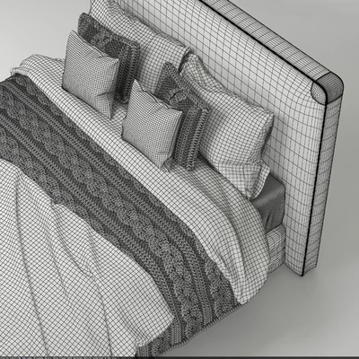 (ON perezalivke) Bed Treca Interiors and linens UGG — Ver 3