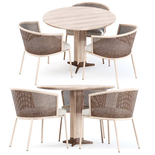 Outdoor garden furniture set v12 / Garden furniture set — Descargar