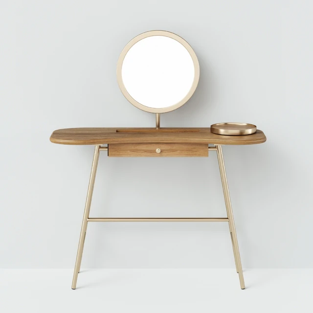 Rhea Dressing Table With Mirror — Descargar