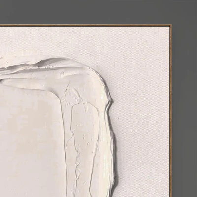 Plaster two square photo frames 38 — Ver 4