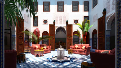 oriental style interiors 001 — Скачать
