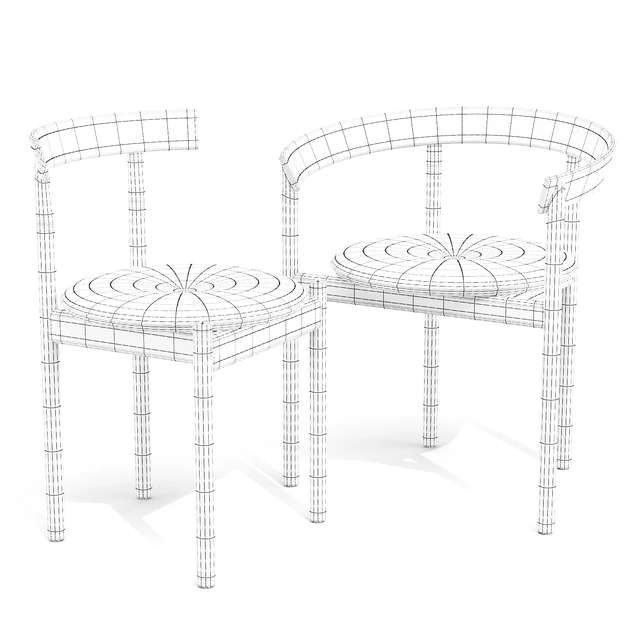Herman Miller: Comma - Dining Chairs Set 02 — Скачать
