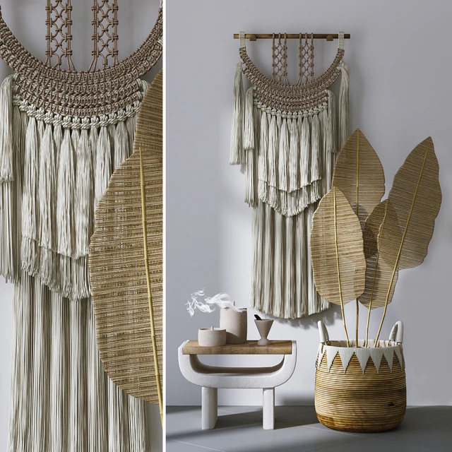 Decorative set with Wall Hanging Macrame # 4 — Descargar