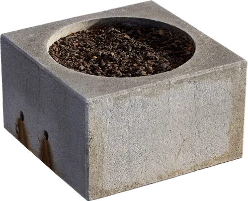 concrete plant pot 001 — Descargar