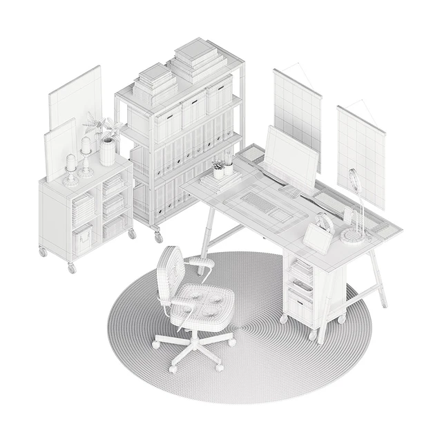 Utespelare Industrial Desk — Скачать