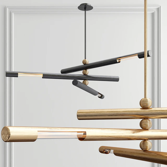 Brass System Chandelier - 3 type — Descargar