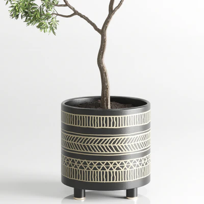 Indoor plant 56 vase handmade pottery plant tree pot — Ver 2
