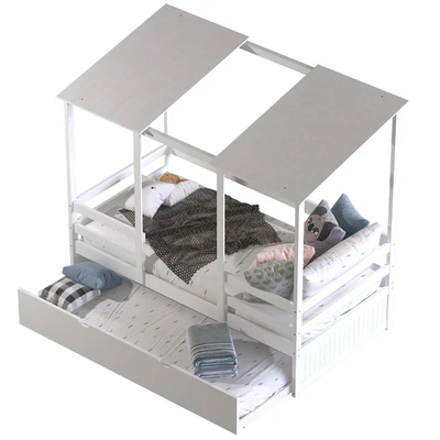 White kids bed — Ver 2