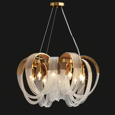 Pelagia Crystal round chandelier small — Ver 1