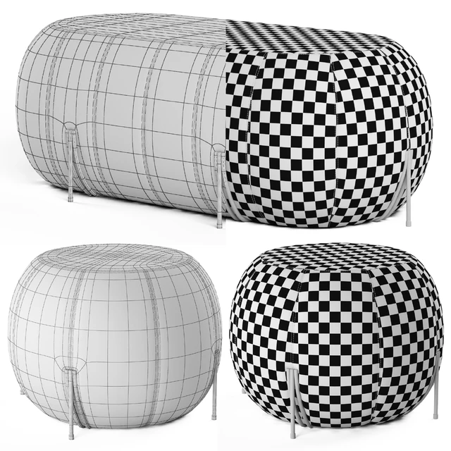 Loftdesigne poufs 10861 and 10868 — Descargar