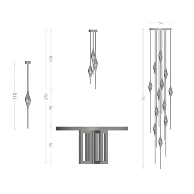 Светильники IL PEZZO Round chandelier — Вид 2