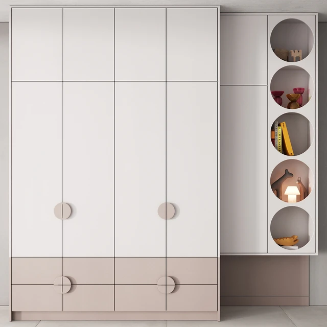 199 furniture for children 01 rack with round holes 01 — Descargar