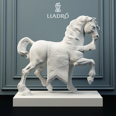 Скульптура Lladro Дворцовый конь. — Вид 1