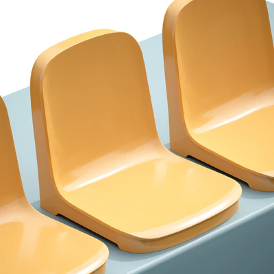 Plastic chairs seats seats for the stadium grandstand — Ver 3