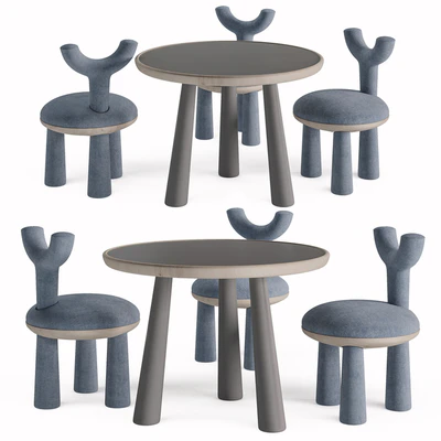 Children Table and Chairs set by Flow — Ver 1