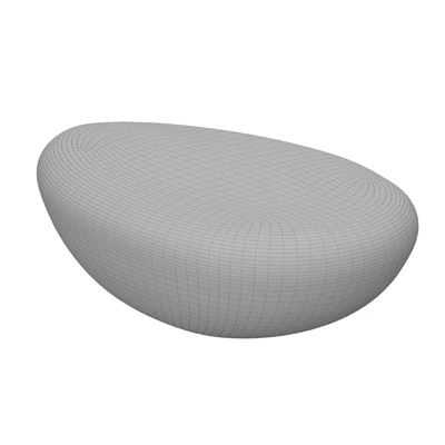 River Stone Coffee Table — Ver 4