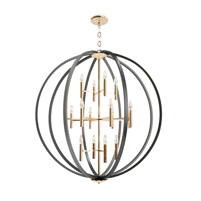 Euclid Chandelier Spanish Bronze — Скачать