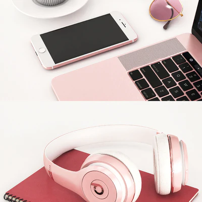 Workplace Rose Gold MacBook — Ver 2
