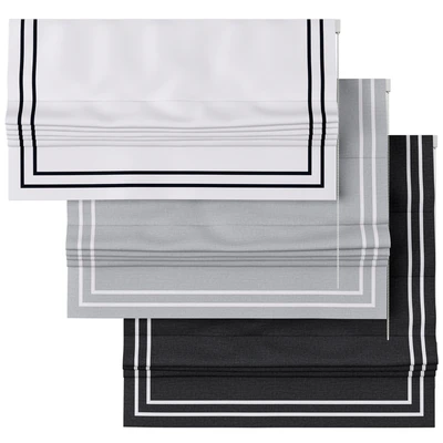 Roman Curtains 153 | Linen Blend Flat Roman Shades | Double Ribbon — Вид 3