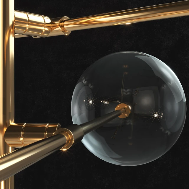 GLASS GLOBE MOBILE 6-ARM — Скачать
