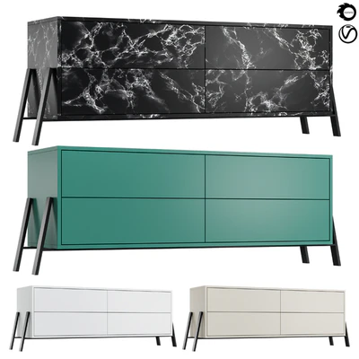 TV stand TSD4 02 — Ver 1