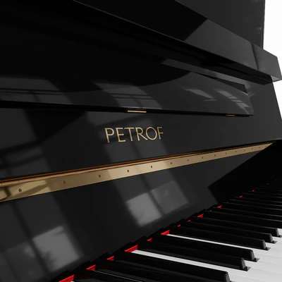 Piano PETROF P 118 S1, Piano chair Discacciati — Ver 3