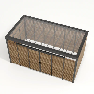 Adanat. Container platform "Bunker" for 3 tanks — Ver 3