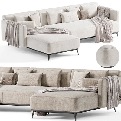 SOFA MODENA WITH RECREATION MODULE By Boconcept — Ver 1