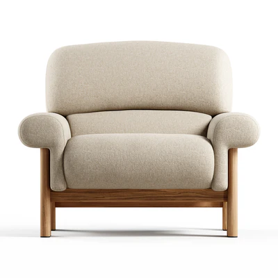 Kave Home - Cabana, Armchair — View 3