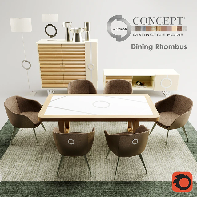 Concept Dining Rhombus — Descargar