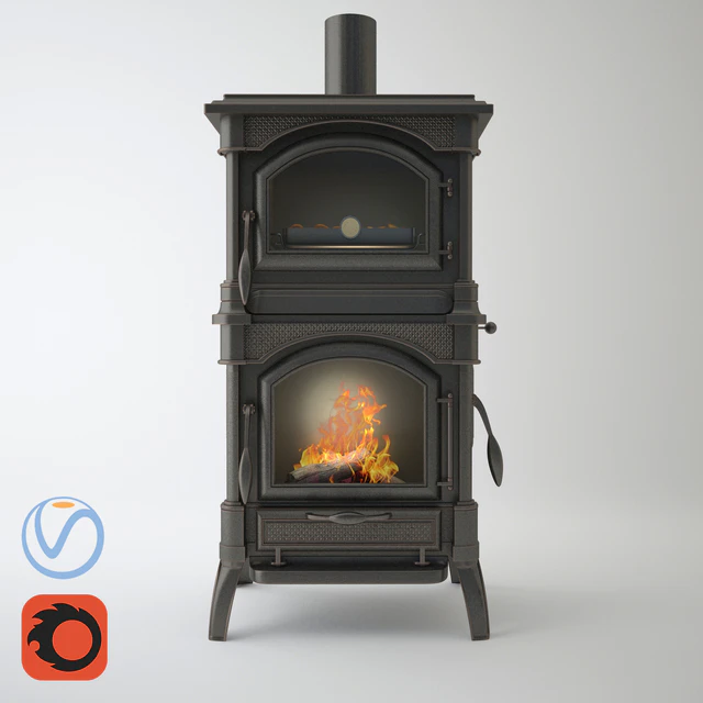 Retro Fireplace / Old Fireplace — Descargar