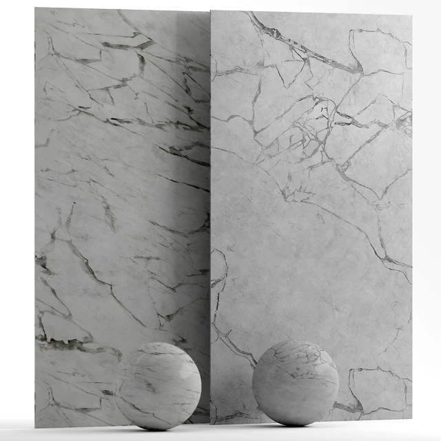 Marble Calacatta with 2 materials — Descargar