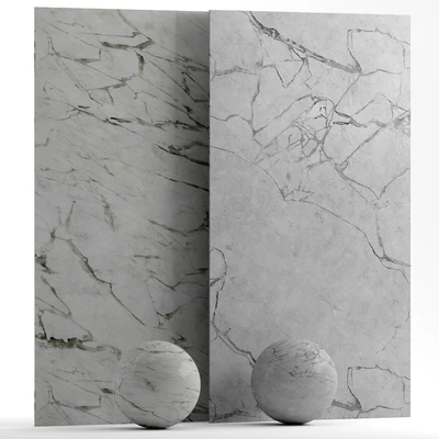 Marble Calacatta with 2 materials — Ver 1