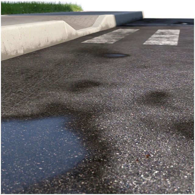 Road, sidewalk, curb, grass 2 — Descargar