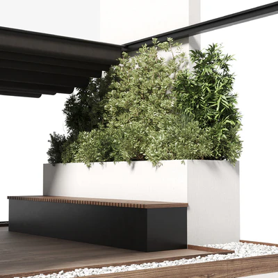 Landscape Furniture with Pergola and Roof garden 20 — Вид 5