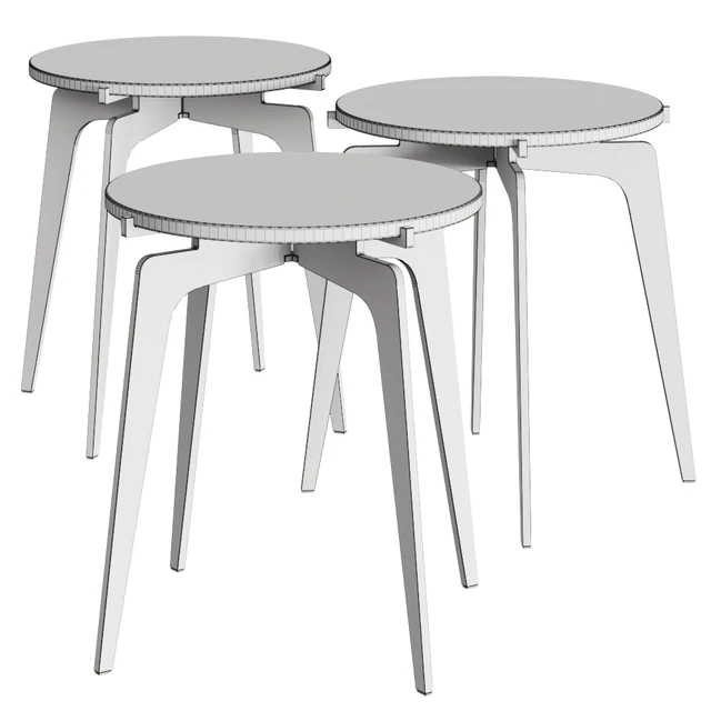 Gabriel Scott Prong Coffee & Side Tables — Descargar